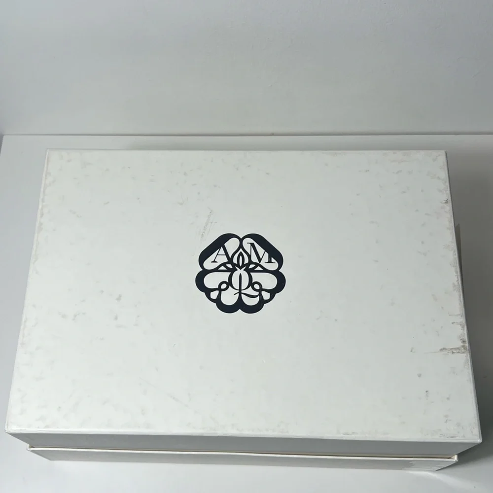 Alexander McQueen AMQ Storage Display Heel Sneaker Sandal Slides Shoebox Box
